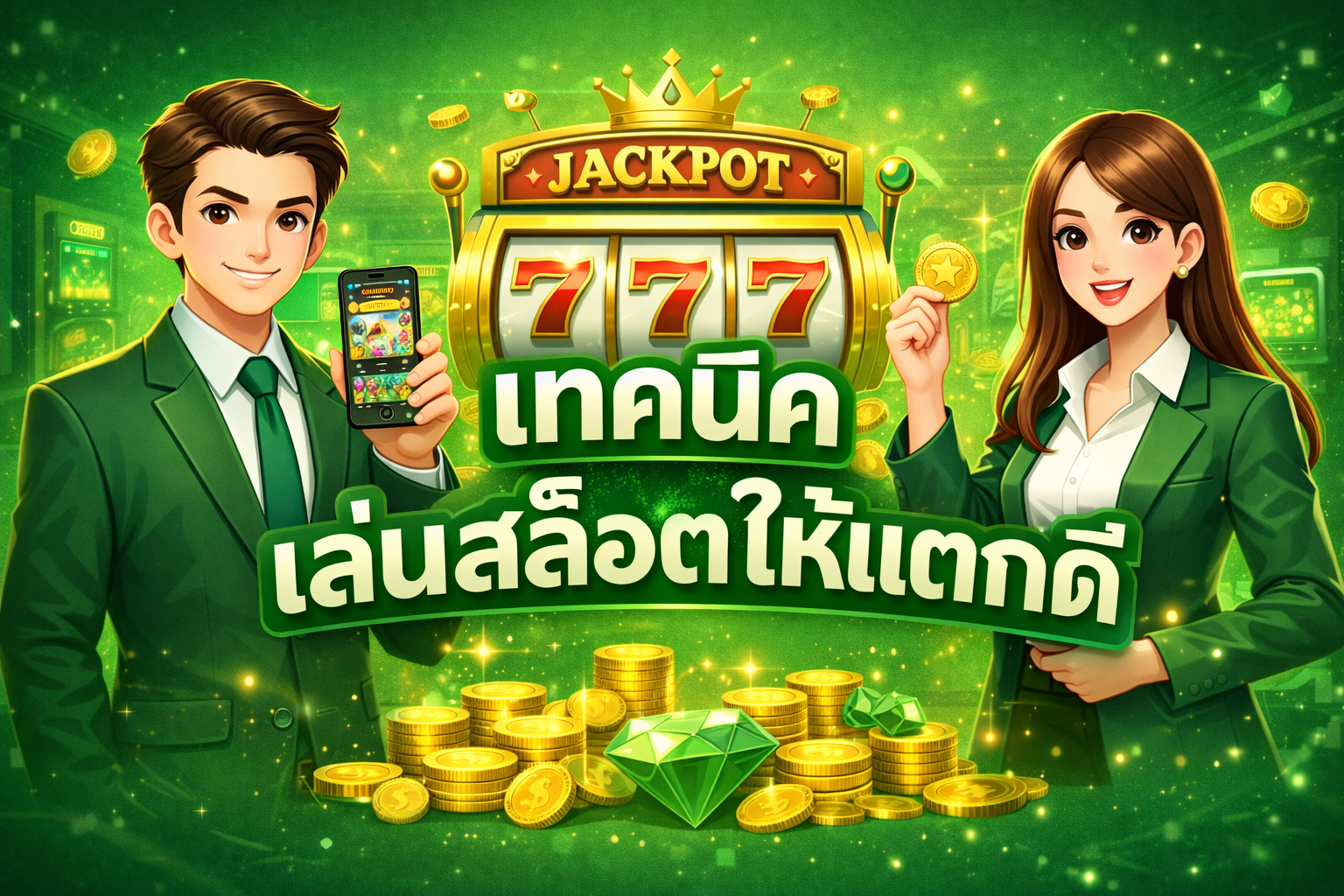 เทคนิคเล่นสล็อตให้แตกดี